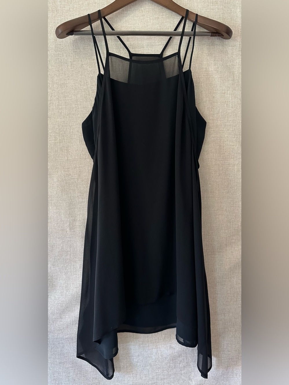 NWOT Maeve Black 100% Silk Dress size S